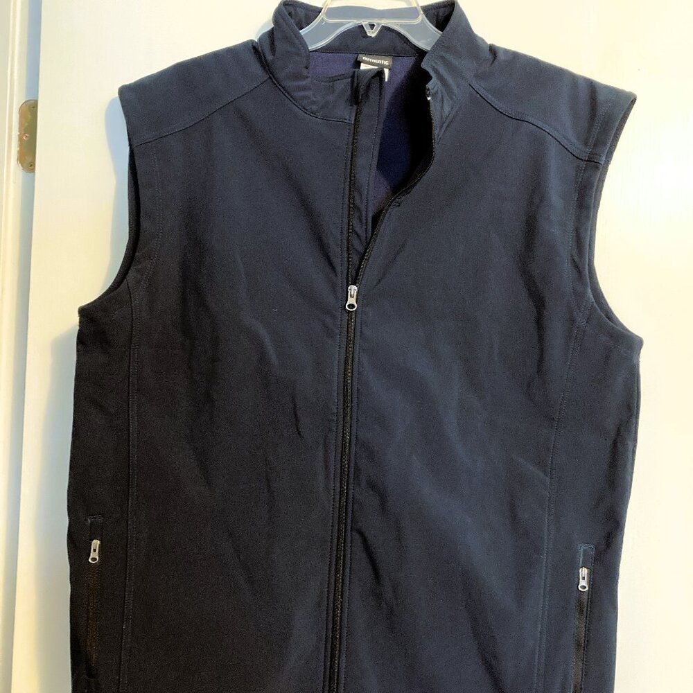 Men's XL Authentic brand Navy Zip-up Vest